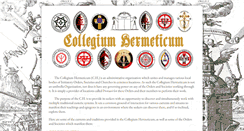 Desktop Screenshot of collegiumhermeticum.org